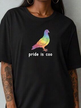 Funny Pride Pigeon Shirt, LGBTQ Pride Month Tee